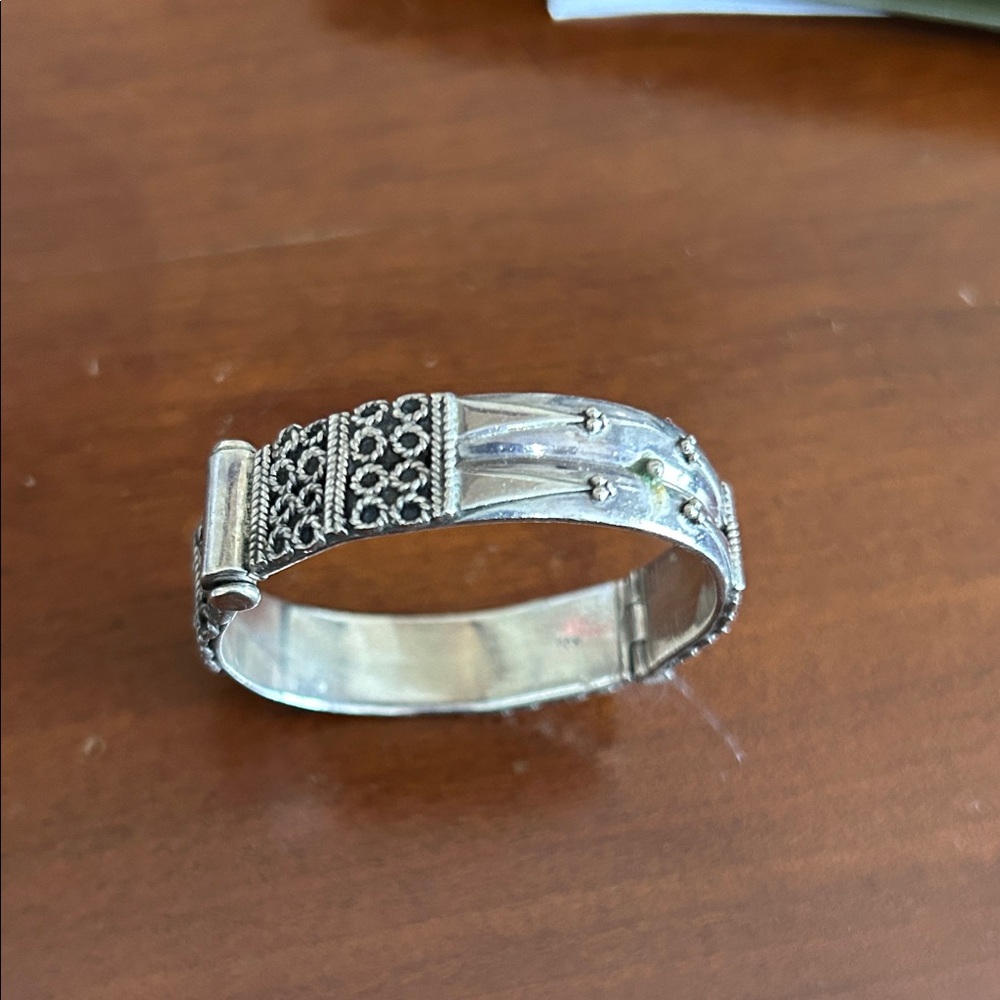 Intricate Silver Women's Bracelet